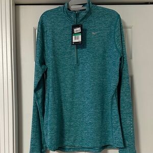 Nike Turquoise Half-Zip Pullover